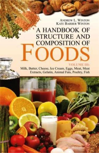 A Handbook Of Structure And Composition Of Foods (volume 3): Milk, Butter, Cheese, Ice Cream, Eggs, Meat, Meat Extracts, Gelatin, Animal Fats, Poultry